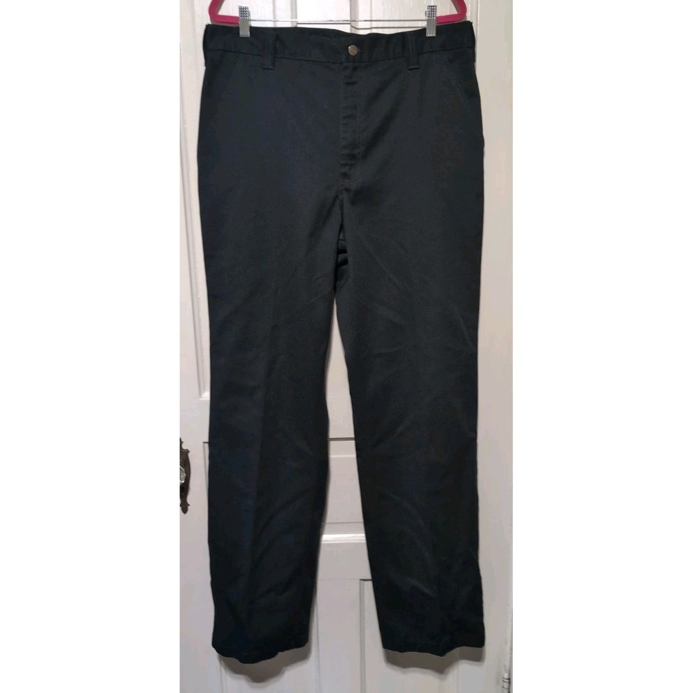 Carhartt B290 BLK Blended Twill Work Pants Black Mens 38x36 Relaxed Fit